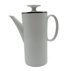 Thomas Coffee Pot Silver Trim Germany Germany Vintage